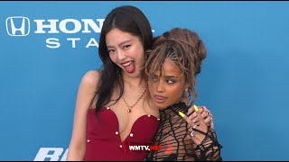 Jennie Kim and Tyla having so much fun at 2025 Billboard Women in Music Awards