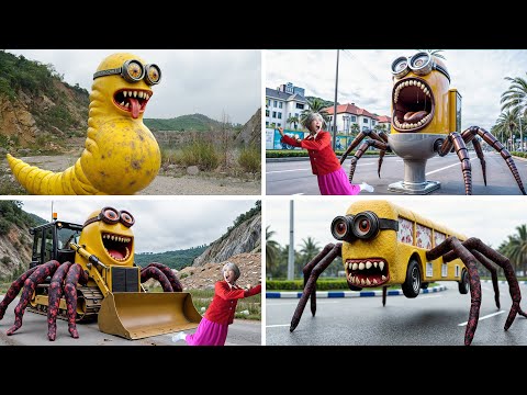 All MINION MONSTERS in One Video - Compilation in real life