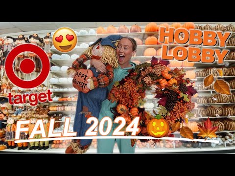 come FALL shopping with me at TARGET & HOBBY LOBBY! + *huge haul* autumn home decor heaven!