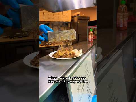 Brunch at the United States’ McMurdo Station in Antarctica. This is the food they eat in winter