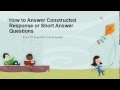 Strategies for Short Answer Responses