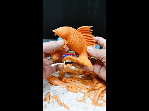 Creative art , Carving fruit make this