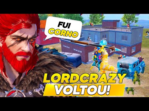 YOUTUBER TOMOU CHIFRE E VOLTA A GRAVAR PUBG MOBILE FT @lordcrazyyt