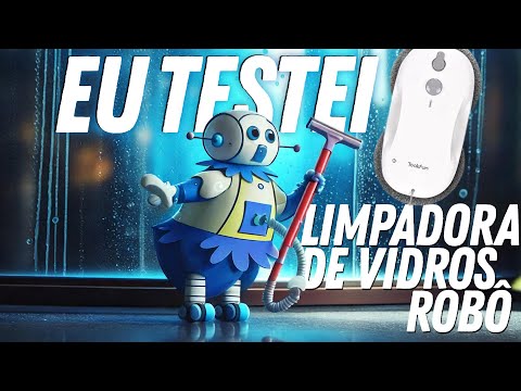 Robô Limpadora de vidros funciona?  Tookfun CW1