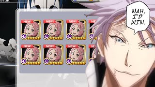 In hopes of getting the new TYBW Nemu, I discovered this new Yachiru glitch instead...