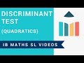 Understanding the Discriminant in Quadratics