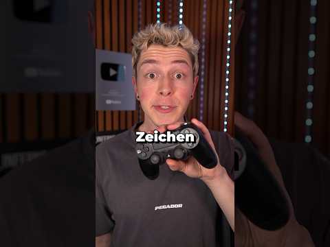 Komische Zeichen auf dem PS-Controller? #playstation #console #controller #videospiele #nintendo