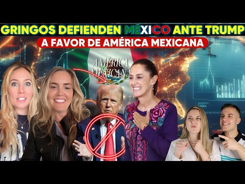 GRINGOS A FAVOR DE AMERICA MEXICANA RECHAZAN A TRUMP Y LO DEJAN EN RIDICULO APOYANDO a MEXICO