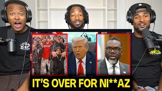 TRUMP PULLING UP ON NI**AZ IN CHICAGO FR!!!