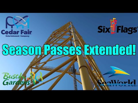 Season Pass Extensions for 2021: Cedar Fair, Six...