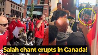 Hundreds of Canada fans go crazy as Mo Salah arrives ahead of the New Zealand | World Cup 2026