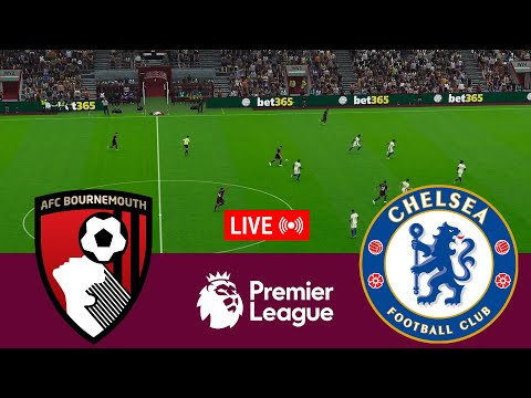 [LIVE] Bournemouth vs Chelsea Premier League 24/25 Full Match - Video Game Simulation