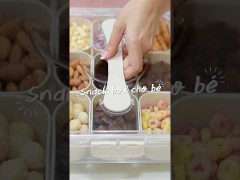 Chuẩn bị đồ ăn vặt cho bé khi đi chơi