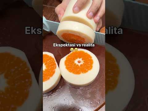 Puding jeruk tak sesuai ekspektasi 🫵😭⁉️#short #shorts #viralvideo #food