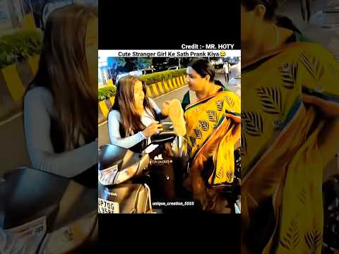 Cute Girl Ke Sath Prank kiya #trending #motovlog #funny #viral #rider #bikelover #shorts #vlog #h2r