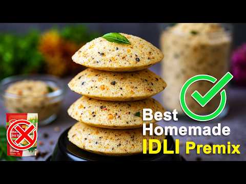 Instant Rava Idli Premix Recipe | Make Spongy Idlis in Minutes!