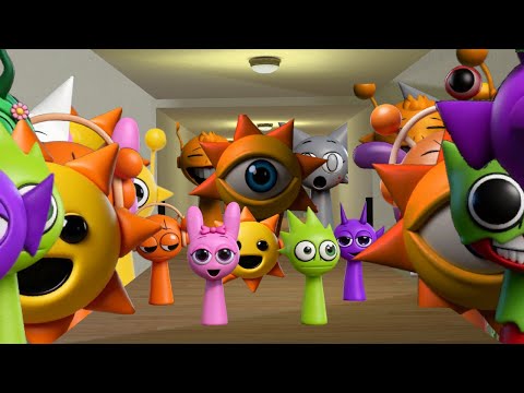 4K SPRUNKI Nextbots - Full Garry's Mod Hotel Of 4K SPRUNKIES!