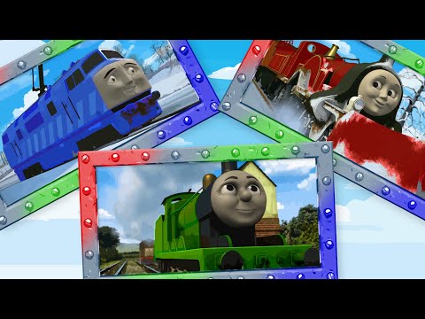 Thomas and Friends Lost Their Colors! Help Find the Right Ones!