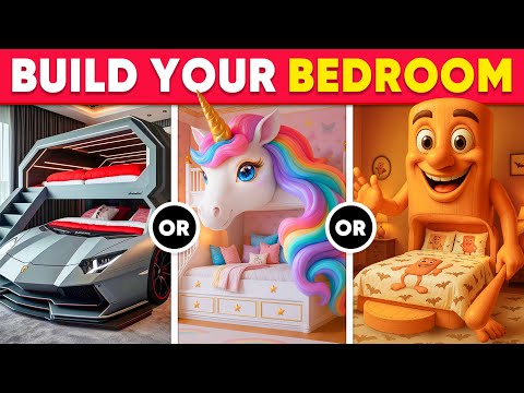 Would You Rather - Build Your Dream Luxury Bedroom 🛏️🧸🌈🤑 Daily Quiz