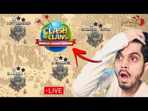 We did this 1st time in world championship (clash of clans)