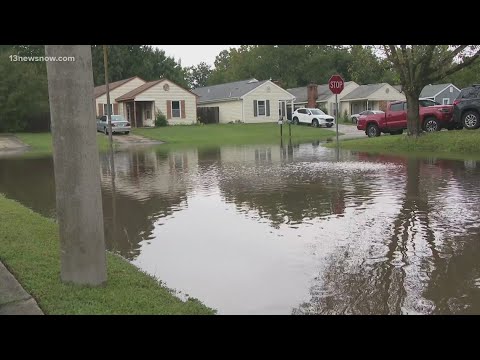 YouTube video thumbnail: Virginia Beach Residents Want Answers After Their Neighborhoods Flood Following Tuesday's Storm