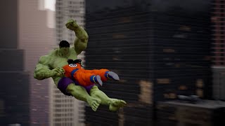 Hulk versus Goku Part 2 (3D animation)