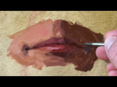 How you know if you are good at painting a mouth
