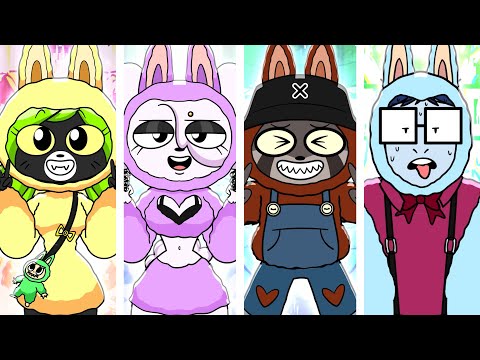 Rocky Rakoon's Labubu Zimono Summer // Funny Animation Meme #tiktok #viral #trending