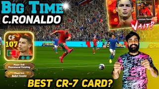 107 Big Time C.Ronaldo Honest Review E-FOOTBALL 25💥| 1st Cr7 Epic | Spin Or Save For Utd Cr7