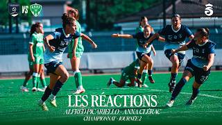 Les Réactions - Thonon Evian Grand Genève FC vs - ASSE - Seconde Ligue - J1