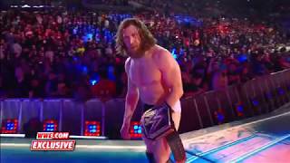 Daniel Bryan leaves Survivor Series with an evil grin ....