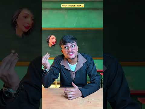New Student Ka Test Aur Backbencher 😳 Watch Tell end 😎 #shorts #viralvideos #schoollife