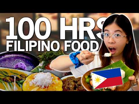 Eating CLASSIC FILIPINO FOOD For 100 HOURS