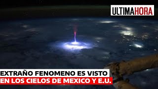 ¡Captan un Raro chorro gigante en el cielo de México y Estados Unidos!