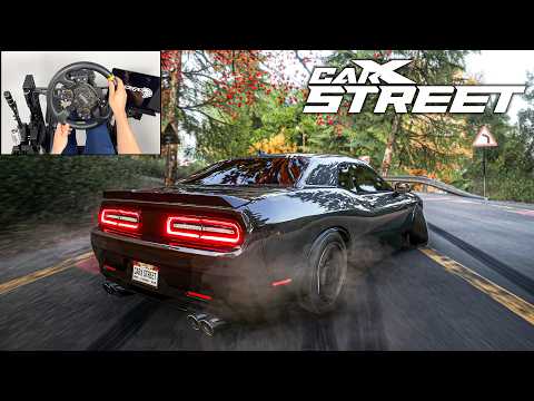 Dodge Challenger SRT Drift | CarX Street | Steering Wheel Gameplay