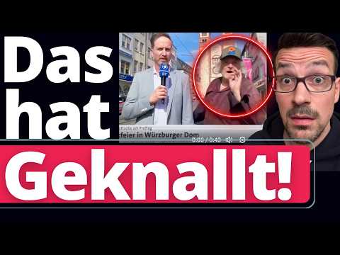Sensation: Wütender Bürger crasht Tagesschau!