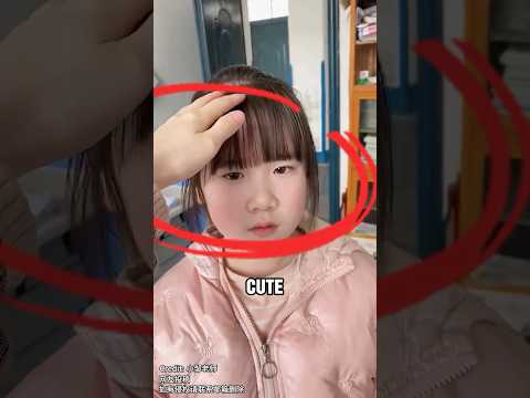 The teacher helped the little girl cut her hair.#shorts #cute #heart #reaction