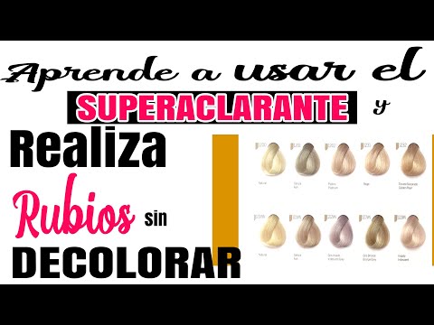 APRENDE APLICAR el SUPER ACLARANTE y REALIZA RUBIOS sin DECOLORAR @bettylazcano