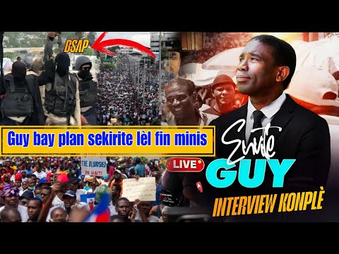 INTERVIEW KONPLE AK GUY PHILIPPE, GUY DI KISA LAP FE LE L FIN 1ER MINIS