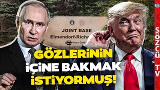 Trump Yine Yaptı Yapacağını! Putin Zirvesinden Önce Olay Mesaj! Gözünün İçine Bakmak...