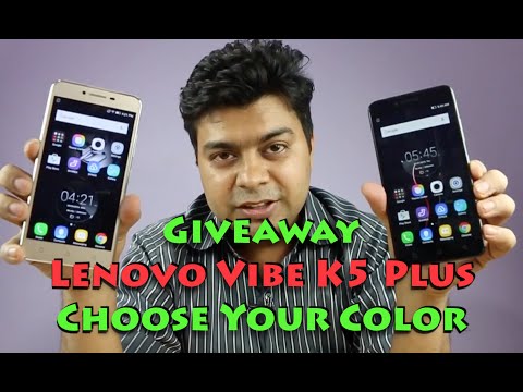 (ENGLISH) Giveaway: Lenovo Vibe K5 Plus, Choose Your Color