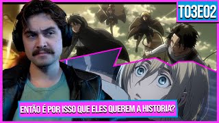 E nada do Eren... mais uma vez sendo bucha no role?  | AOT T03EP01