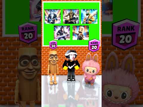 Tung Tung Sahur  singing competition with Labubu #shorts #italianbrainrot
