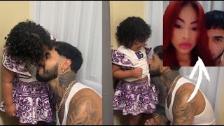 Anuel AA Visita a Yailin y a su hija Cataleya pero en el concierto la ignoró.