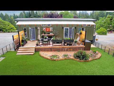 She Downsized from 3,200 SQ FT for her dream Tiny House!