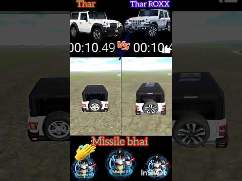 Mahindra Thar ROXX vs Stock Thar | Power Ka Asli Test | Drag Race Mayhem!