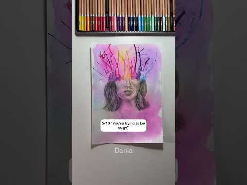 I can't believe i got THESE grades in my ART CLASS😪 | DANIA (#Shorts)