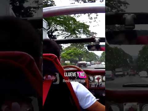 ¿Se puede conducir un descapotable bajo la lluvia sin mojarse?