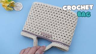 How to Make Crochet Handbag in the Easy way | ViVi Berry Crochet