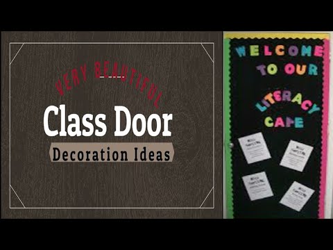 Easy classroom door window decoration ideas for...